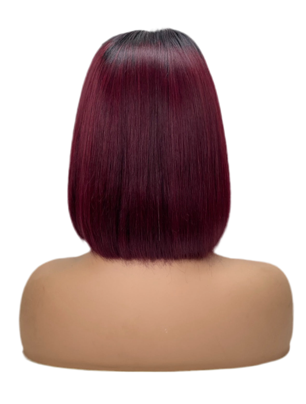 Burgundy bob HUMAN HAIR WIG