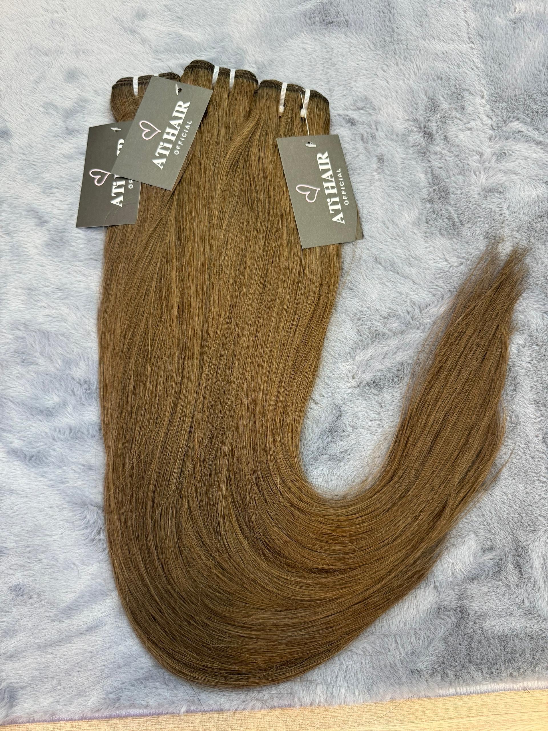 Nr.4 Straight raw HUMAN HAIR BUNDLES
