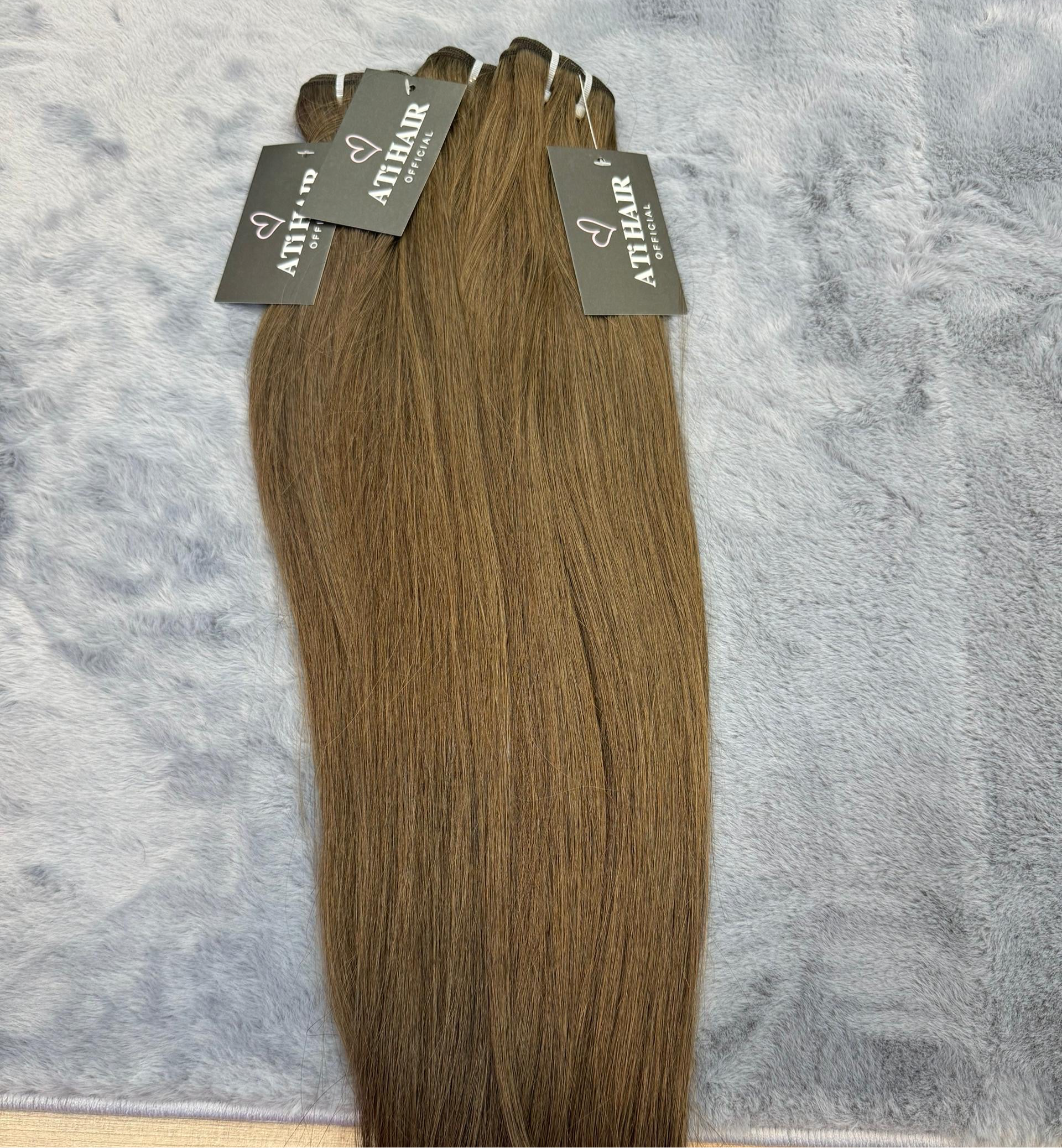 Nr.4 Straight raw HUMAN HAIR BUNDLES