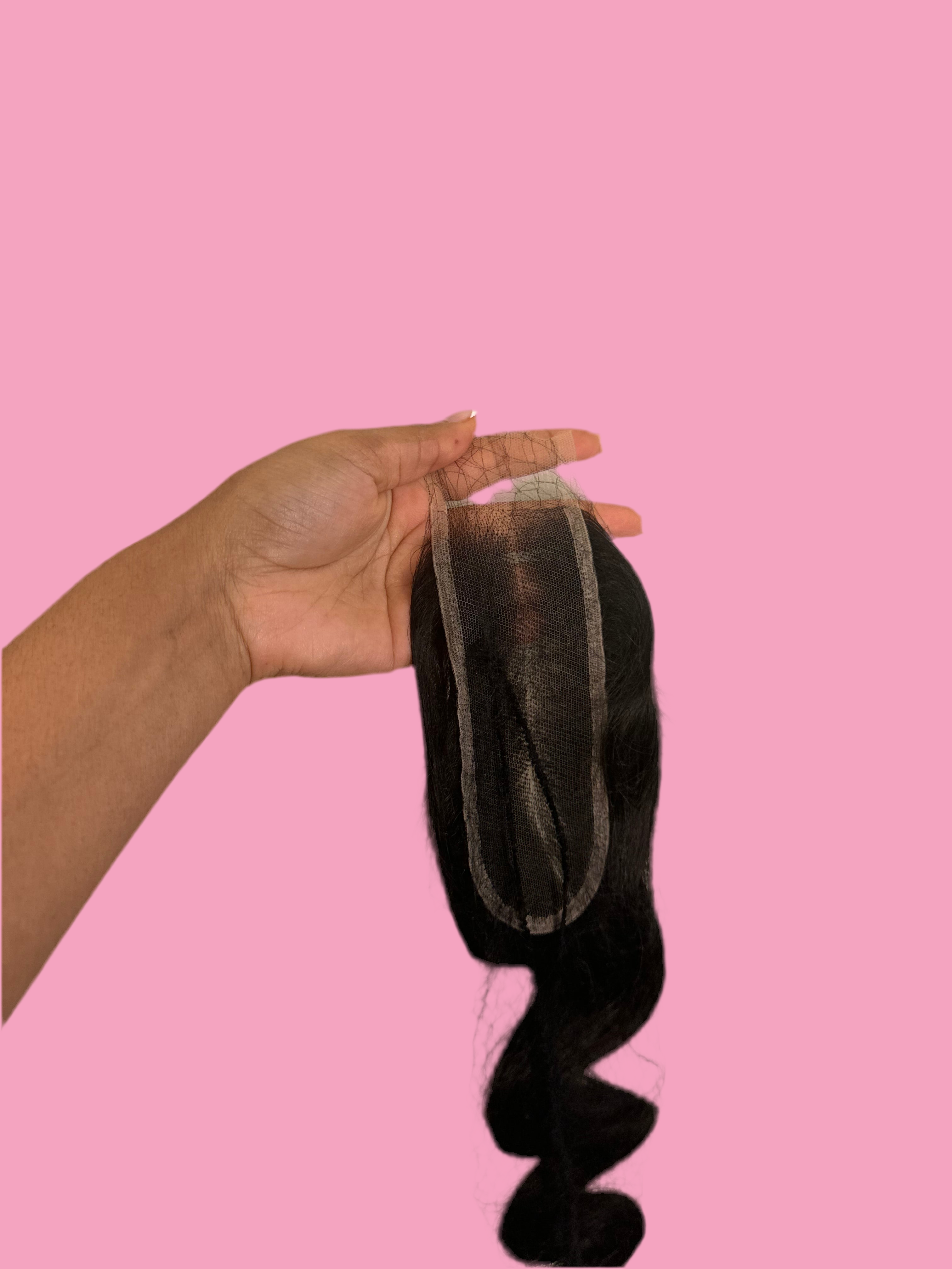 2x6 closure body wave HUMAN HAIR
