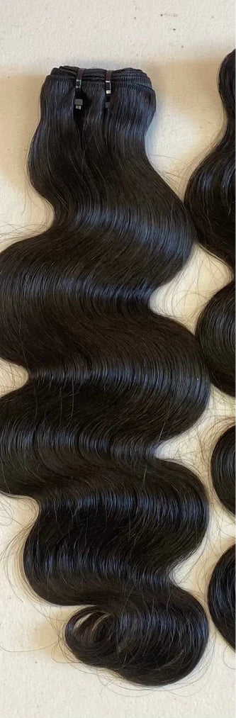 Premium body wave human hair bundles