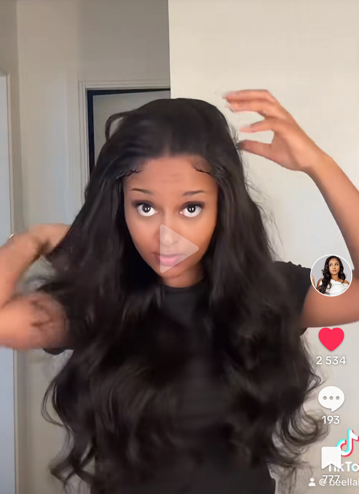 Bella Glue less HUMAN HAIR WIG