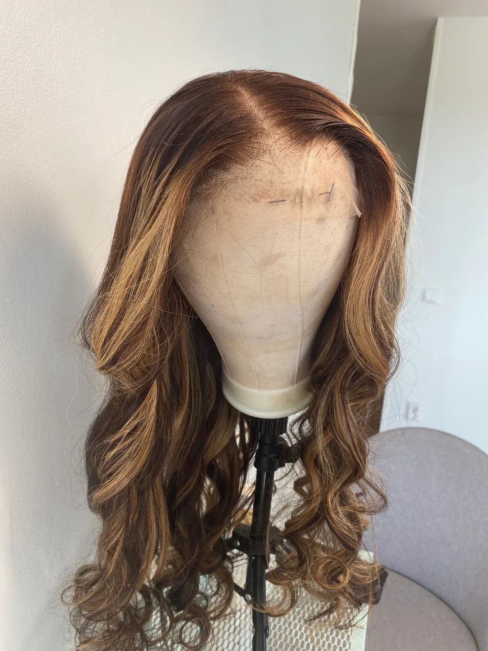Glue-less wig Honey