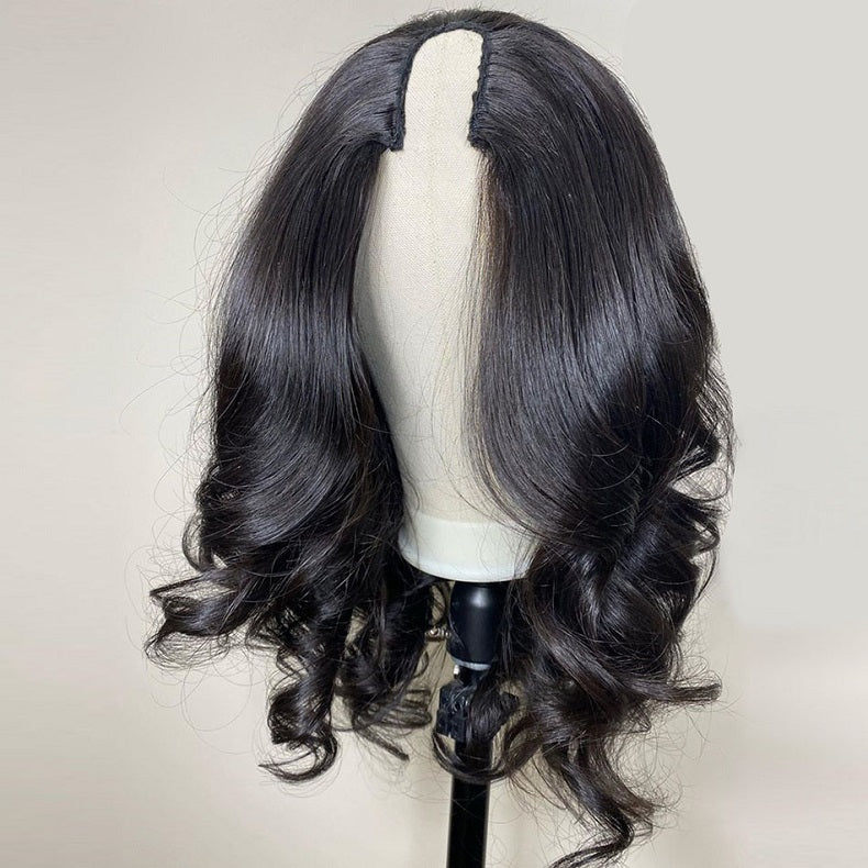 16 inch U-part wig